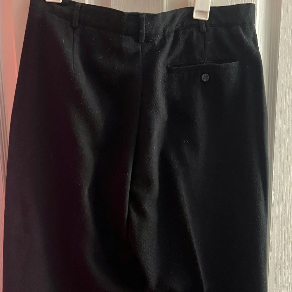 Classic Black Men's  Wool blend Pants 34/36 - Picture 7 of 9